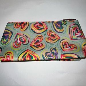 Clinique heart makeup bag